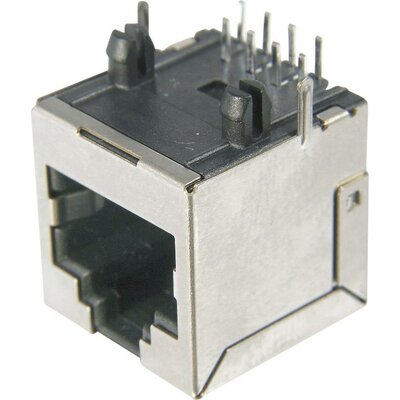 RJ45 beépíthető csatlakozó aljzat, CAT6, vízszintes, TC-AMJ-188-00101-CAT6-203 TRU COMPONENTS 1586533