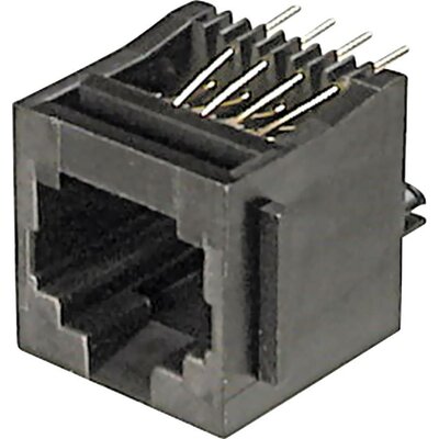 RJ45 beépíthető csatlakozó aljzat, 8P8C, függőleges, TC-A-20142-203 TRU COMPONENTS 1586529