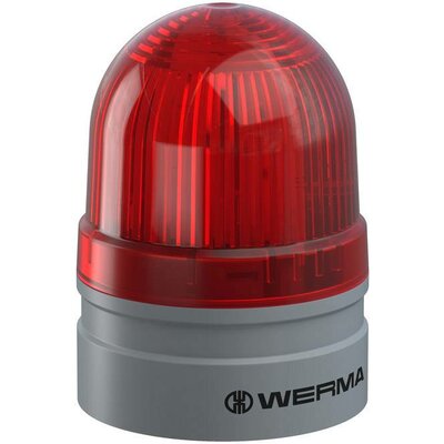 Werma Signaltechnik Jelzőlámpa Mini TwinFLASH 24VAC/DC RD 260.120.75 Piros 24 V/DC