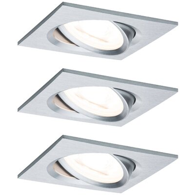 Beépíthető lámpa 3 részes készlet LED LED 19.5 W Paulmann 93456 Nova Alumínium