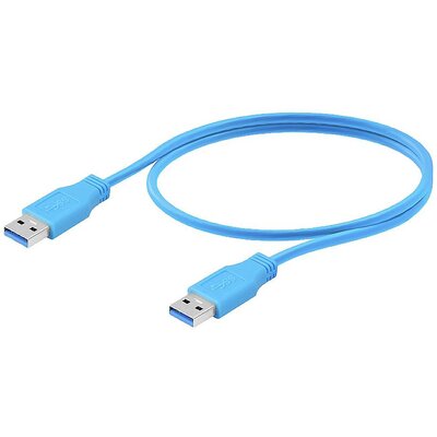 Weidmüller USB kábel USB-A dugó 3.00 m Kék PVC köpeny 2581730030