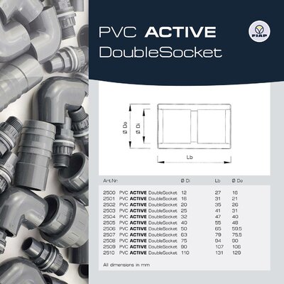 FIAP 2508 PVC dupla tok (Ø) 75 mm 1 db