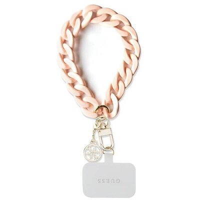 Guess telefondísz GUOUCBMC4MP (Large Chain Acrylic 4G Charms / pink)