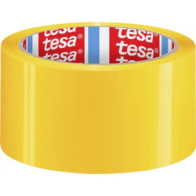 tesa SECURE & STRONG 58643-00000-00 Csomagolószalag tesapack® Sárga (H x Sz) 50 m x 50 mm 1 db