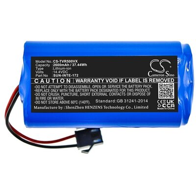 CAMERON SINO CS-TVR500VX CAMERON SINO Li-Ion akkumulátor (14,4V / 2600mAh, iMartine CMICR18650F8M7-4S1P kompatibilis) KÉK