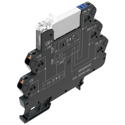 Weidmüller TRP 24VDC 1CO Csatoló relé 24 V/DC 6 A 1 váltó 10 db