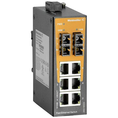 Weidmüller IE-SW-EL08-6TX-2SCS Ipari Ethernet switch 8 port 100 MBit/s