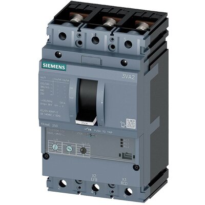 Siemens 3VA2216-5MN32-0AA0 Teljesítménykapcsoló 1 db Beállítási tartomány (áram): 63 - 160 A Kapcsolási feszültség (max.): 690 V/AC (Sz x Ma x Mé) 105 x 181 x