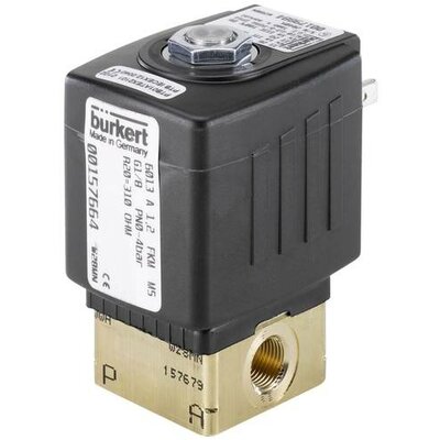 Bürkert Közvetlen vezérlésű szelep 136018 6013 230 V/AC G 1/4 hüvely Névleges távolság 2 mm 1 db