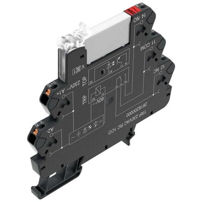 Weidmüller TRP 120VAC RC 1CO Csatoló relé 120 V/AC 6 A 1 váltó 10 db