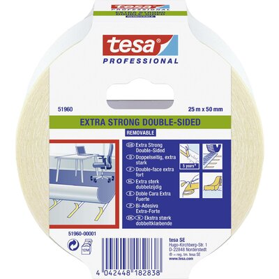 tesa EXTRA STRONG 51960-00001-11 Fektető szalag tesa® Professional Átlátszó (H x Sz) 25 m x 50 mm 1 db