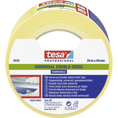 tesa UNIVERSAL REMOVABLE 04939-00003-11 Fektető szalag tesa® Professional Fehér (H x Sz) 25 m x 50 mm 1 db