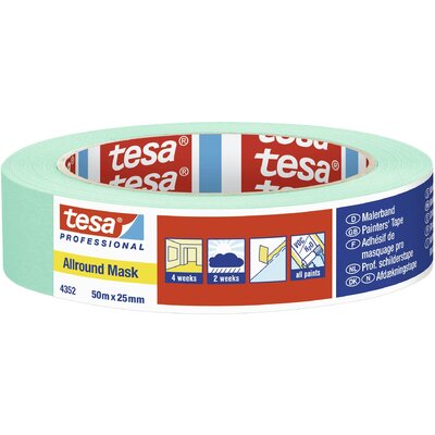 tesa ALLROUND MASK 04352-00001-00 Krepp szalag Menta (H x Sz) 50 m x 25 mm 1 db