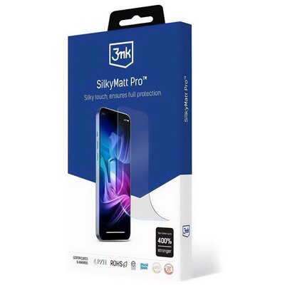 3MK SILKYMATT PRO képernyővédő fólia (matt, öngyógyító, tükröződésmentes, tokbarát + applikáló folyadék) ÁTLÁTSZÓ [Samsung Galaxy S22 Plus 5G (SM-S906)]