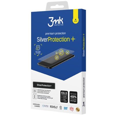 3MK SILVER PROTECTION+ képernyővédő fólia (antibakteriális, öngyógyító, NEM íves, 0.21mm) ÁTLÁTSZÓ [Huawei Nova 11i]