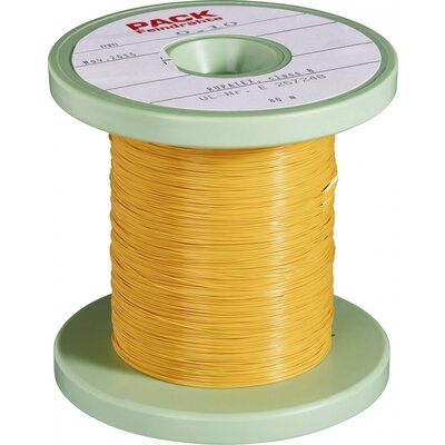 Pack Litz Wire Vörösréz lakkozott drót Külső átmérő (szigetelő lakkal)=0.80 mm Külső átmérő (szigetelő lakk nélkül): 0.60 mm 50 m