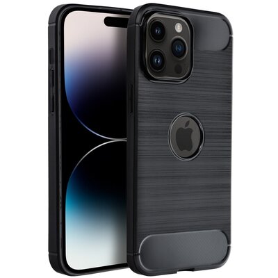 CARBON tok IPHONE 15 PRO telefonhoz fekete