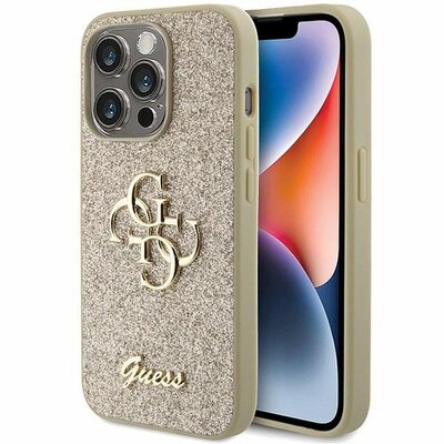 Eredeti telefontok GUESS GUHCP15XHG4SGD for iPhone 15 PRO MAX (Fixed Glitter Big 4G / gold)