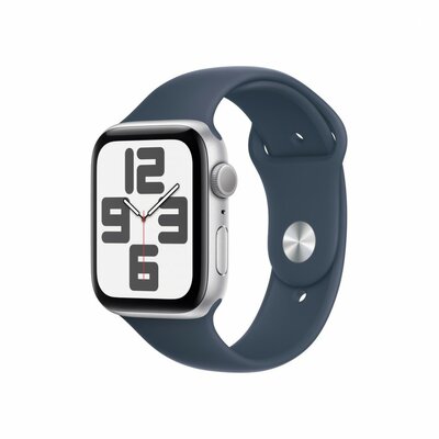 Apple Watch SE3 44mm ezüst Alu tok,Sötétkék sport szíj (M/L)