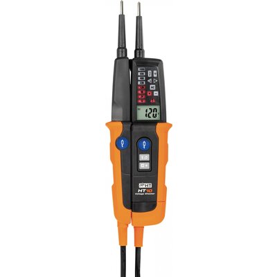 HT Instruments HT10 Kétpólusú feszültségvizsgáló CAT III 1000 V, CAT IV 600 V Akusztikus, Oszlopdiagram, LCD, LED