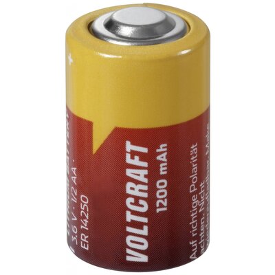 VOLTCRAFT Speciális elem 1/2 AA Lítium 3.6 V 1200 mAh 1 db