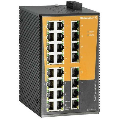 Weidmüller IE-SW-EL24-24TX Ipari Ethernet switch 24 port 100 MBit/s