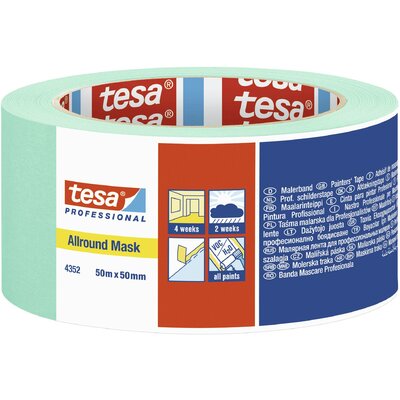 tesa ALLROUND MASK 04352-00004-00 Krepp szalag Menta (H x Sz) 50 m x 50 mm 1 db