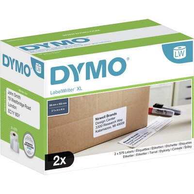 DYMO 102 x 59 mm Fehér 1150 db S0947420 Csomagküldő etikett, Névtábla etikett