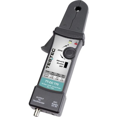 Testec TT-CC 770 Lakatfogó adapter Mérési tartomány A/AC: 20 mA - 70 A Mérési tartomány A/DC: 20 mA - 70 A