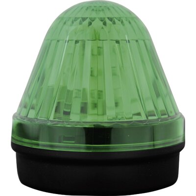 ComPro Jelzőlámpa LED Blitzleuchte BL50 15F CO/BL/50/G/024/15F Zöld Tartós fény, Villogó fény, Kerek fény 24 V/DC, 24 V/AC