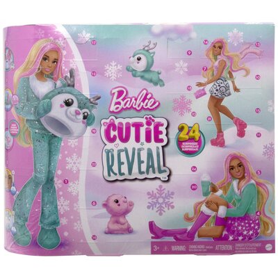 Mattel Barbie Cutie Reveal-Puppen Adventi naptár