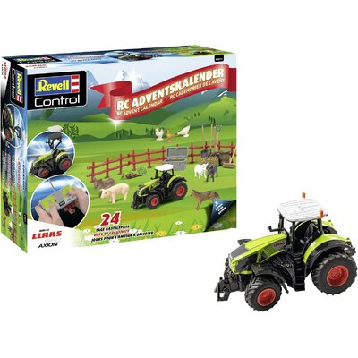 Revell Control Adventskalender RC Claas Axion 960 Traktor RC osztályú Axion 960 RC jármű Adventi naptár