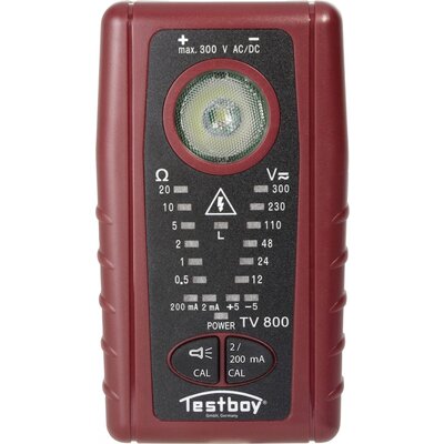 Testboy TV 800 Folytonosságmérő CAT III 300 V Akusztikus