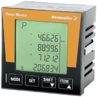 Weidmüller POWER MONITOR Digitális beépíthető mérőműszer