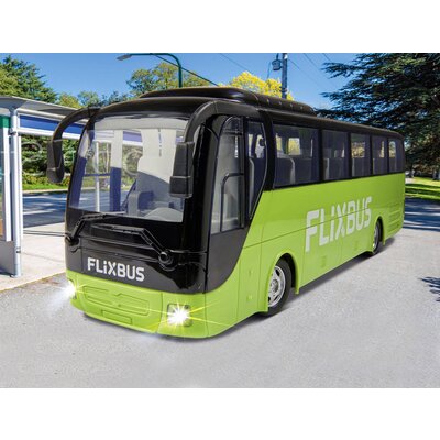 Carson Modellsport 907342 FlixBus RC modellautó Elektro Busz Akkuval, töltőkészülékkel és adóakkukkal