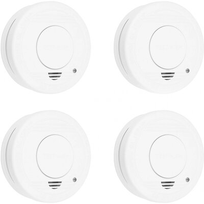 Smartwares FSM-11514 Füstjelző 4 részes készlet 5 éves elemélettartammal Elemekről üzemeltetett