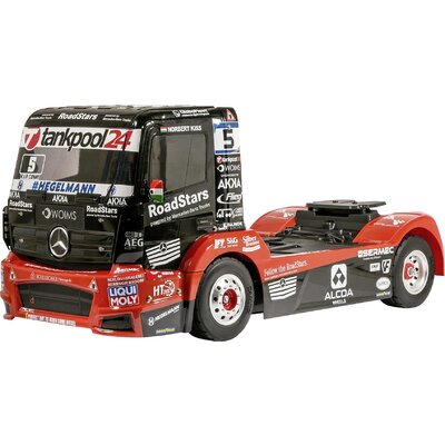 Tamiya 1:14 RC modell teherautó Elektro Teherautó Racing Truck Tankpool 24 Brushed 4WD építőkészlet TT-01E