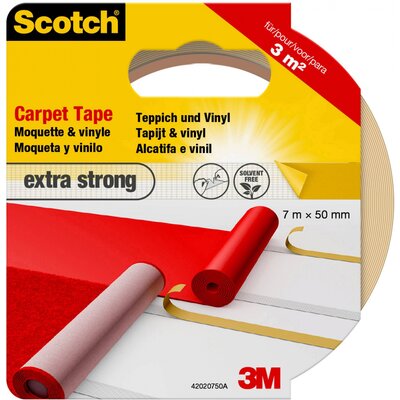 3M 42022050 Szőnyeg ragasztószalag Scotch® Fehér (H x Sz) 20 m x 50 mm 1 db