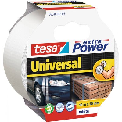 tesa UNIVERSAL 56348-00005-05 Szövet ragasztószalag tesa® extra Power Fehér (H x Sz) 10 m x 50 mm 1 db