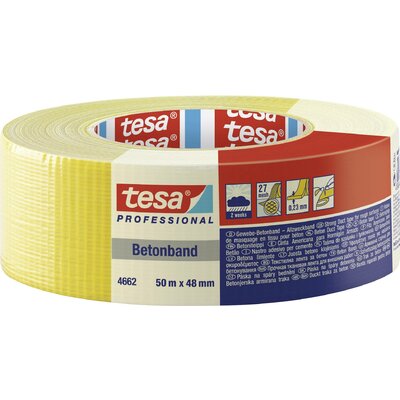 tesa Tesa 04662-00199-00 Szövet ragasztószalag tesa® Professional Sárga (H x Sz) 50 m x 48 mm 1 db