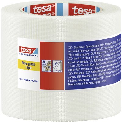 tesa Tesa 60101-00003-00 Szövet ragasztószalag tesa® Professional Fehér (H x Sz) 45 m x 10 cm 1 db