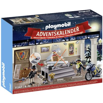 Playmobil® City Action Adventi naptár rendőrségi múzeumlopás 71347