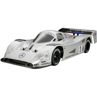 Tamiya 1:10 RC modellautó Elektro Versenyautó Mercedes-Benz C11 1990 Ezüst 2WD építőkészlet