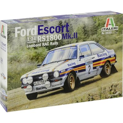 Italeri 3650 Ford Escort RS 1800 MK.II Lombard Autómodell építőkészlet 1:24