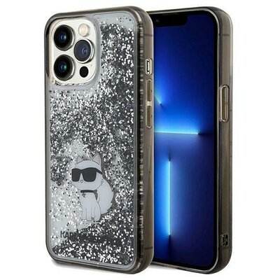 Eredeti tok KARL LAGERFELD KLHCP13XLKCNSK for iPhone 13 Pro Max (Liquid Glitter C / transparent)