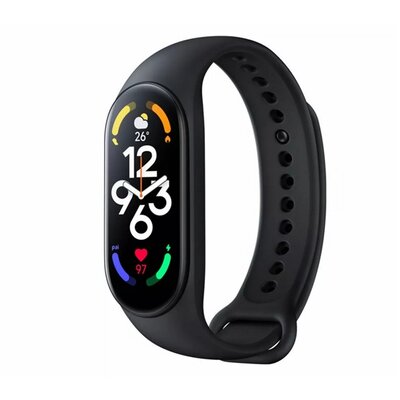 XIAOMI BHR6002GL XIAOMI Mi Smart Band 7 NFC bluetooth okoskarkötő (aktivitásmérő, alvásmonitor, vízálló, 5 ATM, NFC) FEKETE