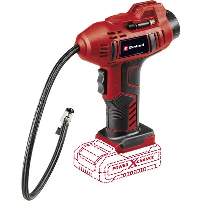 Einhell 2071010 Akkus kompresszor CE-CC 18 Li-Solo Power X-Change 11 bar Digitális kijelző, Automatikus kikapcsolás