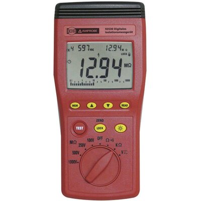 Beha Amprobe 93530-D Szigetelésmérő műszer 100 V, 250 V, 500 V, 1000 V 1 MΩ