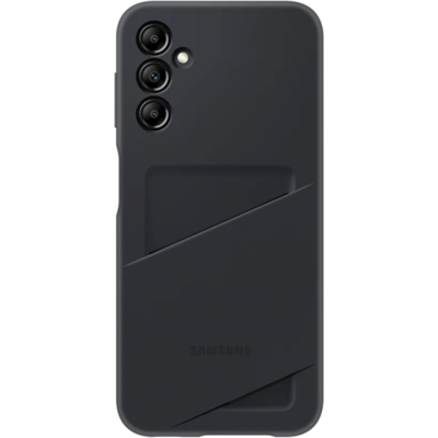 Samsung A25 5G kártyatartós hátlap, Kék-Fekete