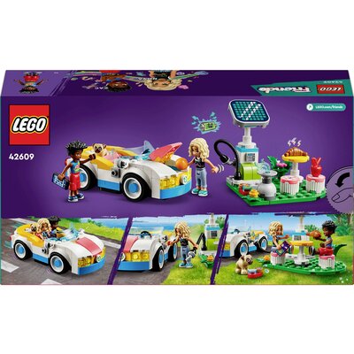 LEGO® FRIENDS 42609 Elektromos autó töltőállomással